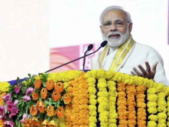 Modi flags off development projects in Karnataka