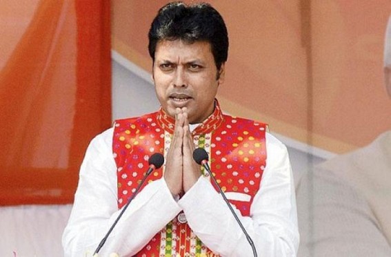 Biplab Deb sought â€˜Gyanâ€™ for 37 lakhs people of Tripura from Goddess Saraswati