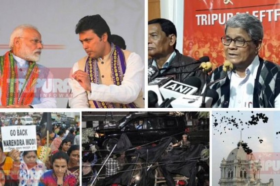 â€˜Modi converting Northeast into Kashmirâ€™, Tripura Left Parties slam Modiâ€™s claim of 'State-Centre double-engine developing Northeast'