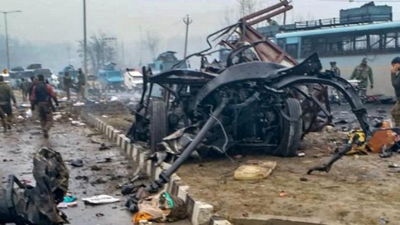 Suicide attack in Kashmir : Death toll of CRPF troopers raises 20  