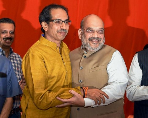 Shiv Sena to contest 23 seats, BJP 25 in Lok Sabha polls; 50:50 for Assembly