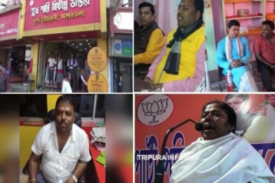 Phensedyl godowns like â€˜Sukh Shanti Mistanno Bhandarâ€™ to be BJPâ€™s Business-Hub in Model Tipura : Public condemn Agni-Kanya dominance over ruling BJP, Tapas turned Tripura BJPâ€™s Poster Boy