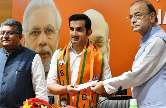 Former cricketer Gautam Gambhir joins BJP