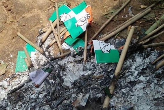 Congress meeting attacked by BJP in South Tripura
