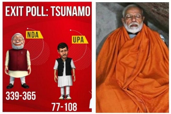 Quint mocks at Exit Poll Surprise, says, â€˜Modi hai toh Mumkin haiâ€™ !! 'Free Press Journal' predicts wrong Exit Poll like 2004