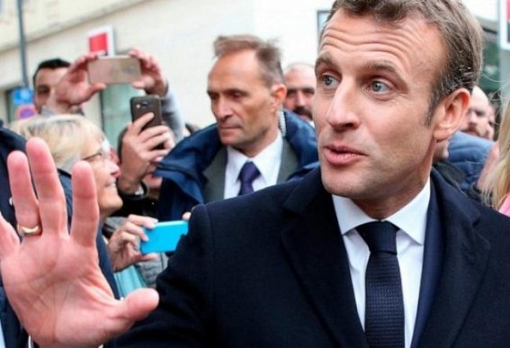Macron pitches for broad centrist alliance after EU elections