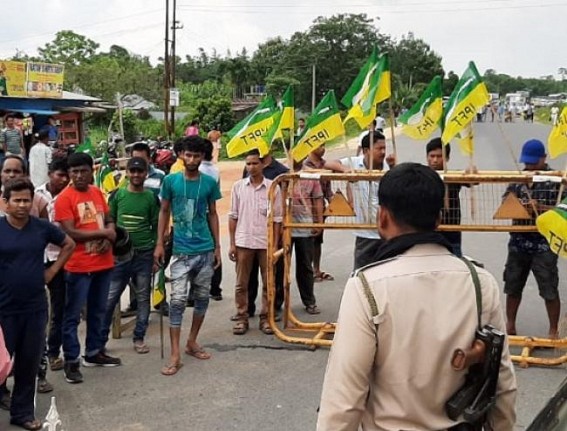 Tension between BJP, IPFT continues in Tripura, public life suffering