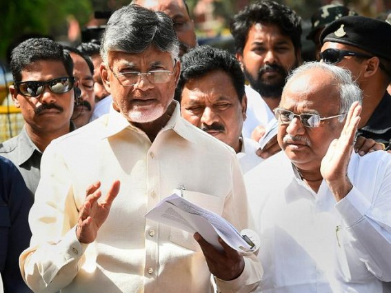 Demolition of building built by Naidu in Amaravati underway