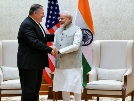 US Secretary of State Mike Pompeo meets Modi US Secretary of State Mike Pompeo meets Modi