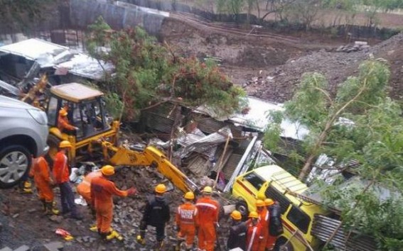 15 dead as Pune apartment wall collapses