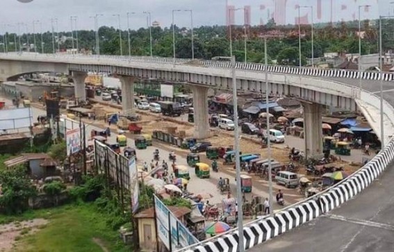 BJP Govt failed to open Agartala Flyover in over 1 year rule
