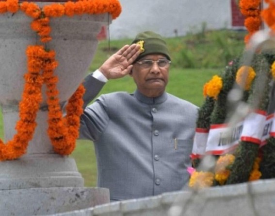 President, PM, military hail Kargil heroes