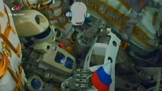 Russian spacecraft with humanoid robot docks at ISS