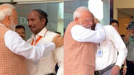 Don't lose heart: Modi to emotional ISRO chief