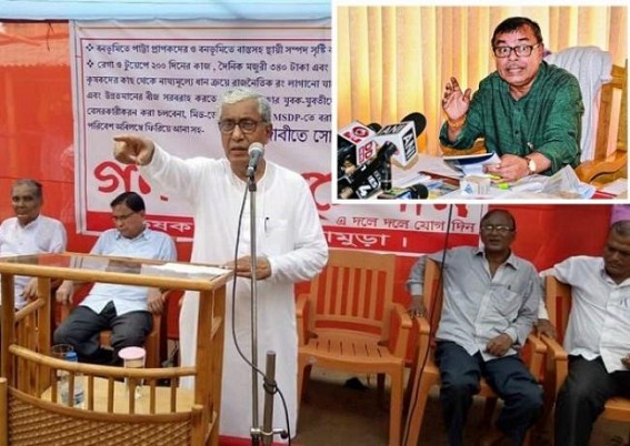 Manik Sarkar reminds Ratan with â€˜Half Congress-Half BJPâ€™ status in â€˜Scrapping of Free Medical Serviceâ€™ issue