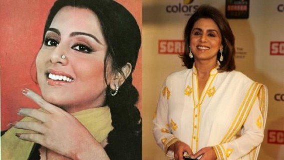#Funfact: Neetu used hairdresser's hand to pose for cover