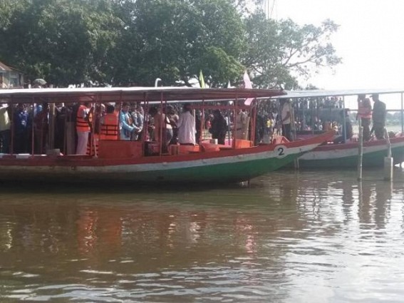 CM flags off annual boat race in Melaghar
