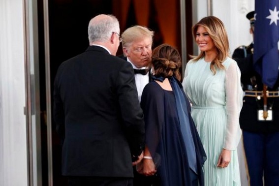 Trump hosts Australian PM for lavish WH state dinner