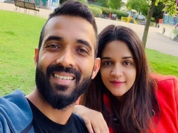 Rahane, wife Radhika blessed with baby girl