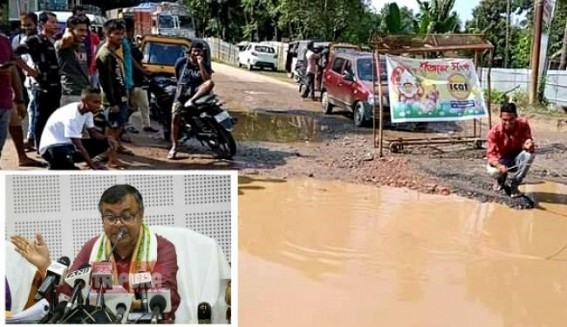 High VAT, Cess impositions on fuel could not help much yet in PWD road-maintenance works : Law Ministerâ€™s much hyped claims on fuel-revenueâ€™s utilization by road-maintenance ends by burdening Tax-Payers