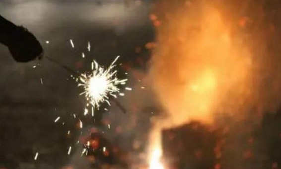 Massive fire guts diwali fireworks market in Taj city Massive fire guts diwali fireworks market in Taj city