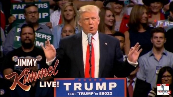 Jimmy Kimmel gets video mashup of Trump's Baghdadi speech