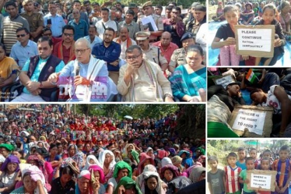 United agitation forced Tripura Govt to restore Ration service to the Brus but complication remains as Ration supply announced till November 30
