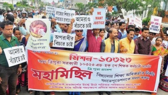 Tenures to end soon, 10323 teachers undergoing massive tensions