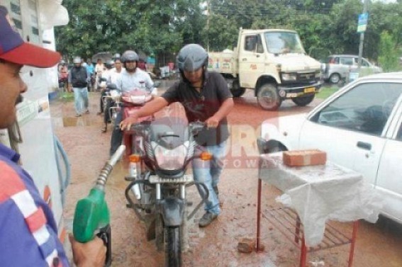 Petrol price about to touch Rs. 74 in Tripura