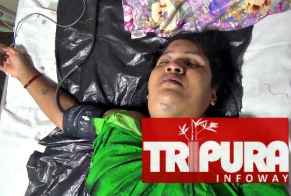 Gunshot injured housewife critically in Capital city Agartala, instigate tension Gunshot injured housewife critically in Capital city Agartala, instigate tension