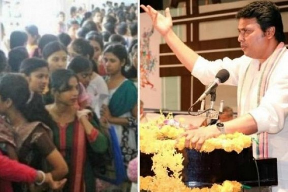 â€˜Tripuraâ€™s unemployment rate dropped from 7.75 lakhs to 1.70 lakhs in 20 monthsâ€™, claims Tripura CM