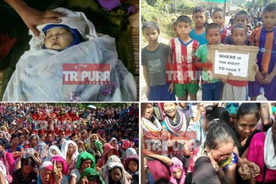 BJP Govtâ€™s inhuman â€˜no ration-supplyâ€™ policy caused 6 starvation Bru/Reang deaths, over 50 hospitalizations : CM yet to visit Kanchanpur victims even after a month,Temporary free ration to stop on Nov 30