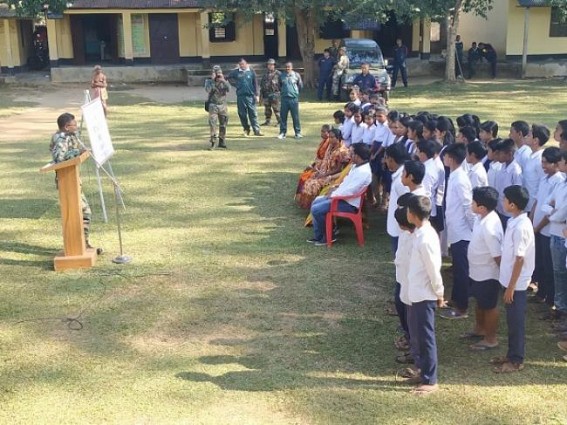 Assam Rifles health awareness campaigning