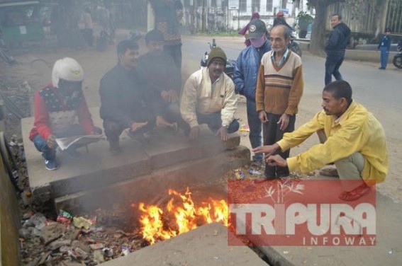 Winter intensifies its grip in Tripura