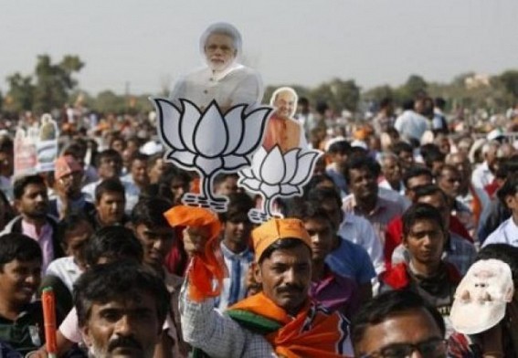 BJP starts promise-giving in Tripura ADC areas amid many â€˜fakeâ€™ written promises exposed in Assembly elections like 7th Pay Commission with effect 2016-Jan, 50,000 Govt jobs in one year