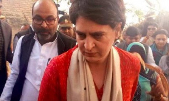 Priyanka reaches Lucknow to hold meetings on CAA