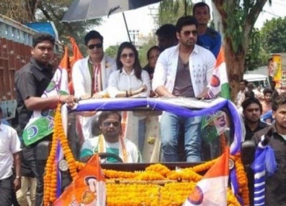 Bangladeshi actor seen at poll rally asked to leave