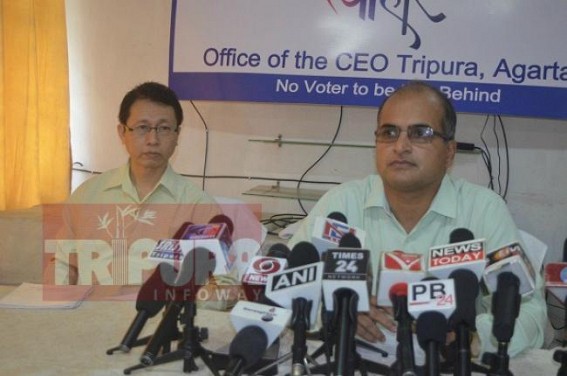 Tripura Re-Polling to start from 7 am to 5 pm on Sunday, total numbers of voters 1,41,255