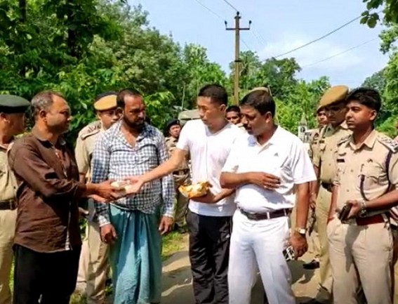 Police seized 8,000 yaba tablets, SP chants CM Biplab Deb 