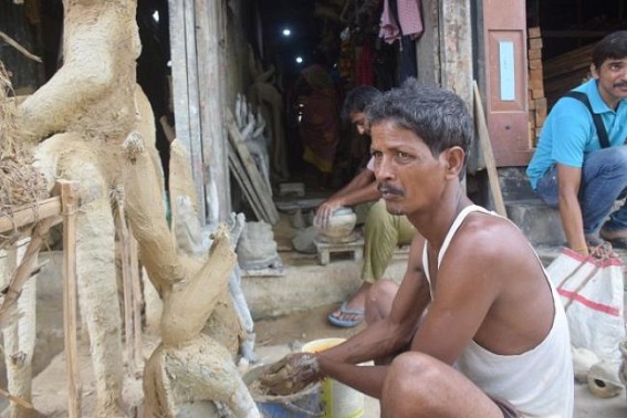 Preparations for Biswakarma Puja on peak in Tripura