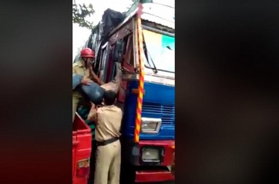 As no action taken in Durga puja money extortion cases, one more truck driver on verges of death  after beaten by club members in Kali Puja