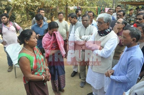 SP West Ajit Pratapâ€™s Order for Brutal Firing proved  intentional : â€˜Police firing injured 6 agitators on backside, proves Police were chasing after themâ€™, says Ex-CM Manik Sarkar