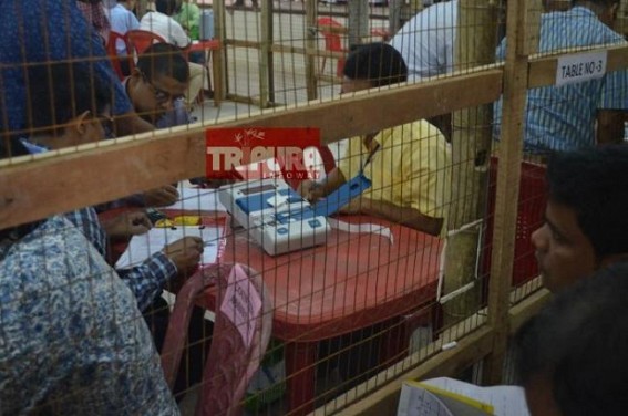 Tripura By-Election : 24 VVPAT machines reported malfunctioning on counting day