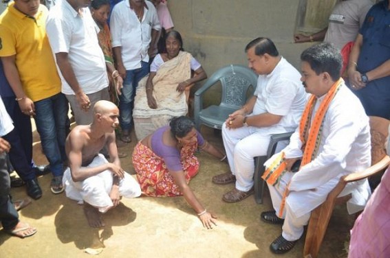 CPI-M leader murder case : BJP MLA met victim family