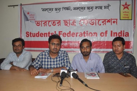 â€˜BJP hatao, Shiksha Bachaoâ€™ : SFI
