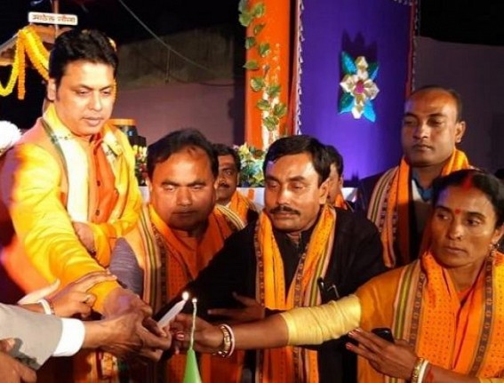 Biplab Deb added Sepahijala rearing lions as BJPâ€™s contribution