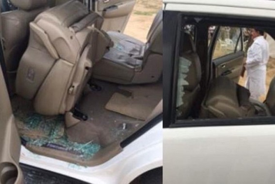 BJP Goons attack Congress MP Candidate Subal Bhowmik in Sonamura