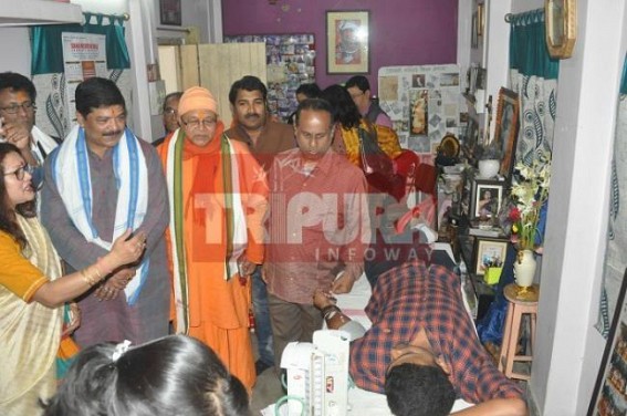 â€˜No greater feeling than one feels after donating bloodâ€™, says Tripura Health Minister