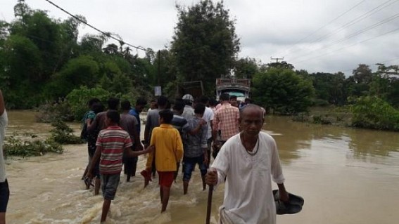 1500 families homeless due to flood in Tripura