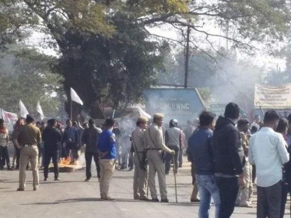 Dictator Biplab stopped Mobile Internet, SMS in Tripura after Police Brutal Firing